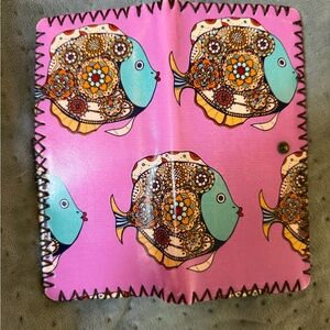 Colorful Fish Pattern Wallet handmade